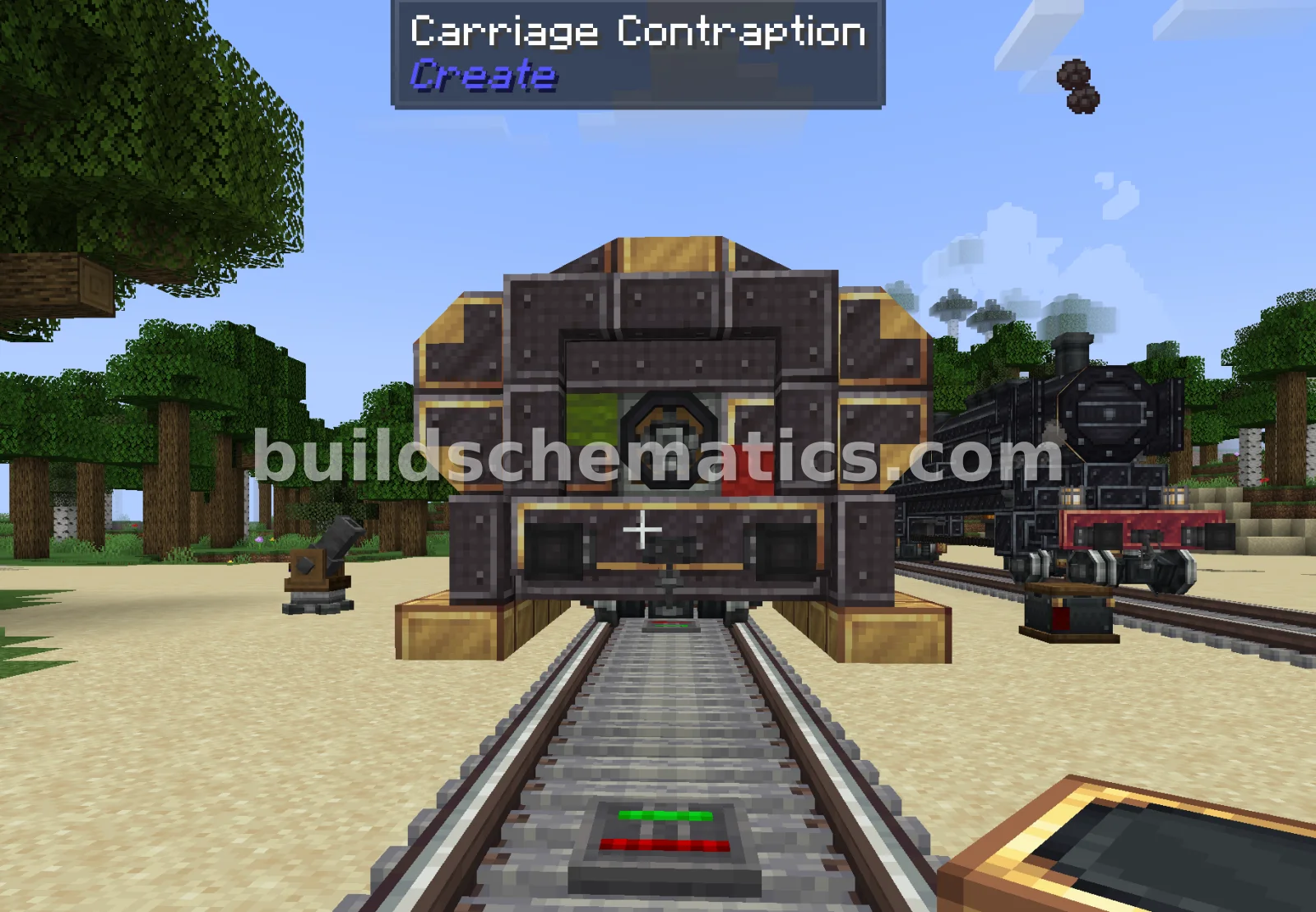 Brass Woodchipper Wagon - 306 Blocks — view 2