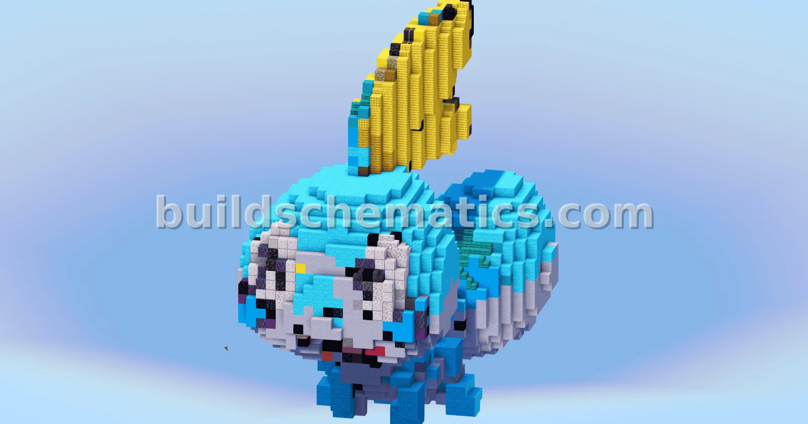 Sobble Pokemon Statue