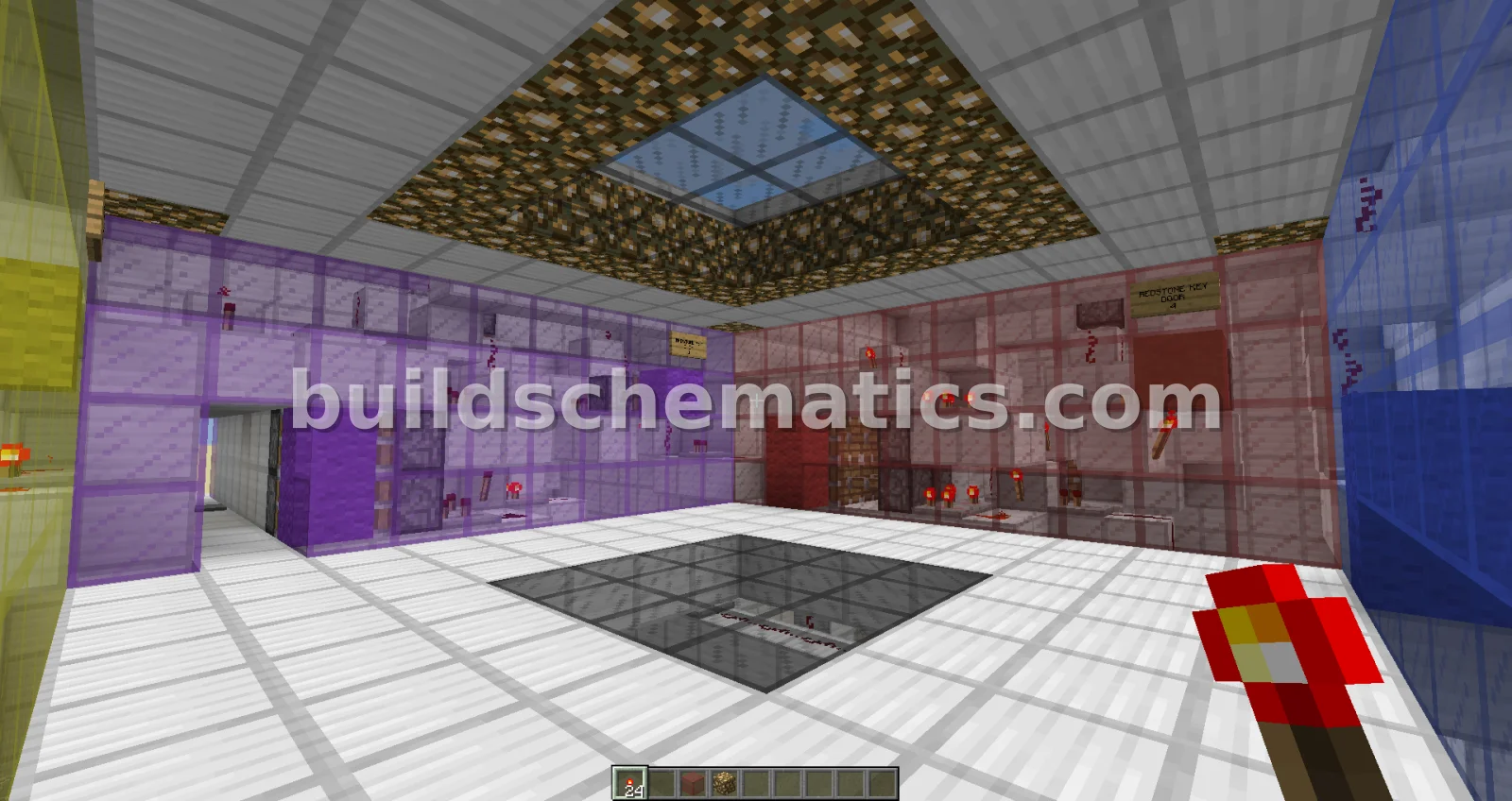 Redstone 4-Door Lock System
