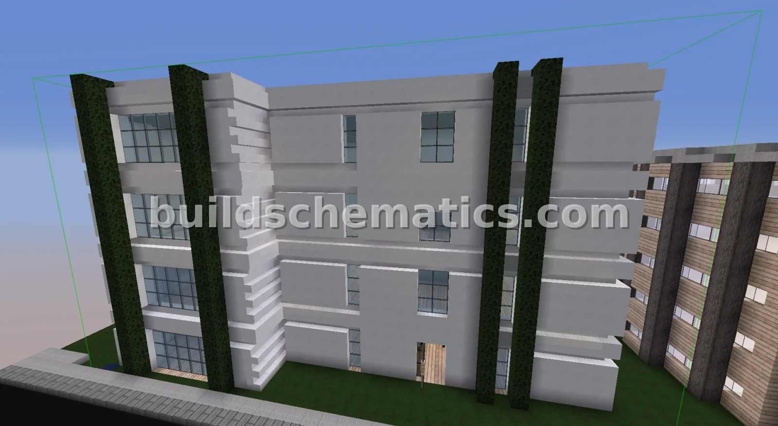 Modern Four Room Building