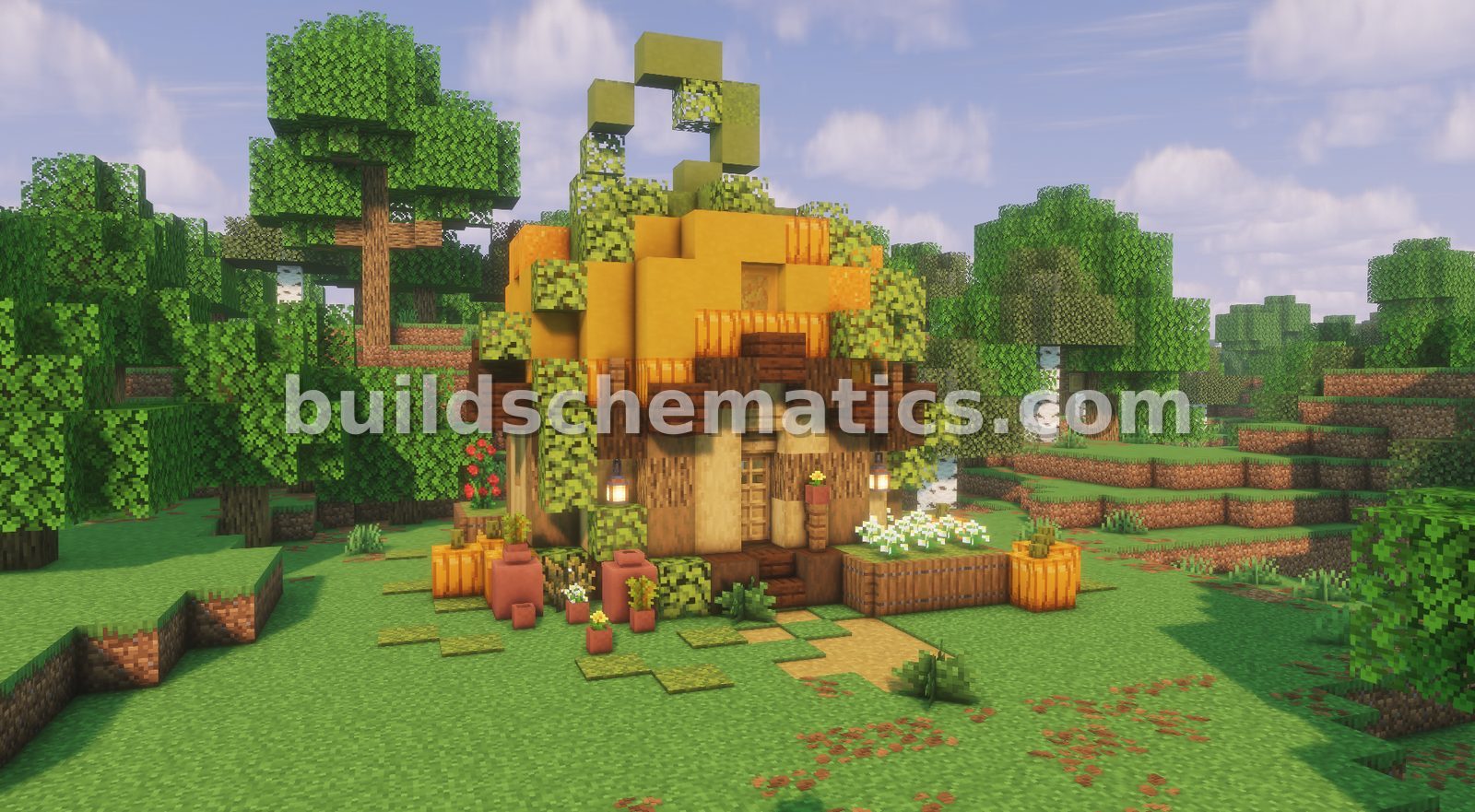 Cute Pumpkin Survival House — view 2