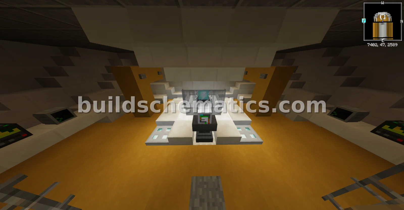 Nuclear Submarine with Dome Helm — view 3