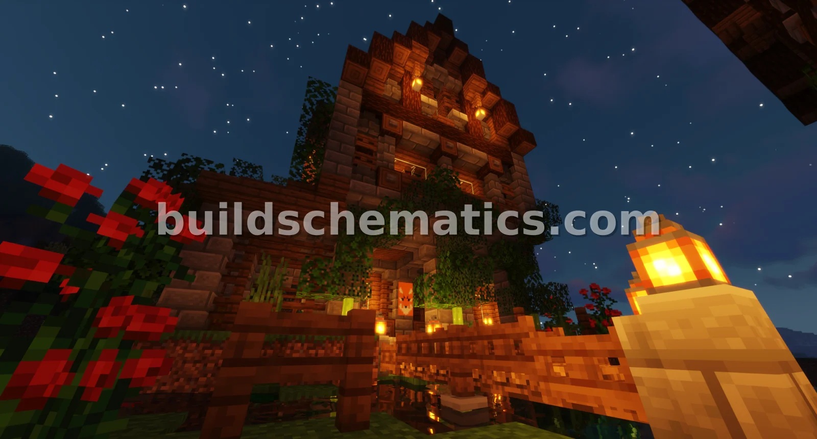 Medieval Spruce House With Pond And Stable — view 4