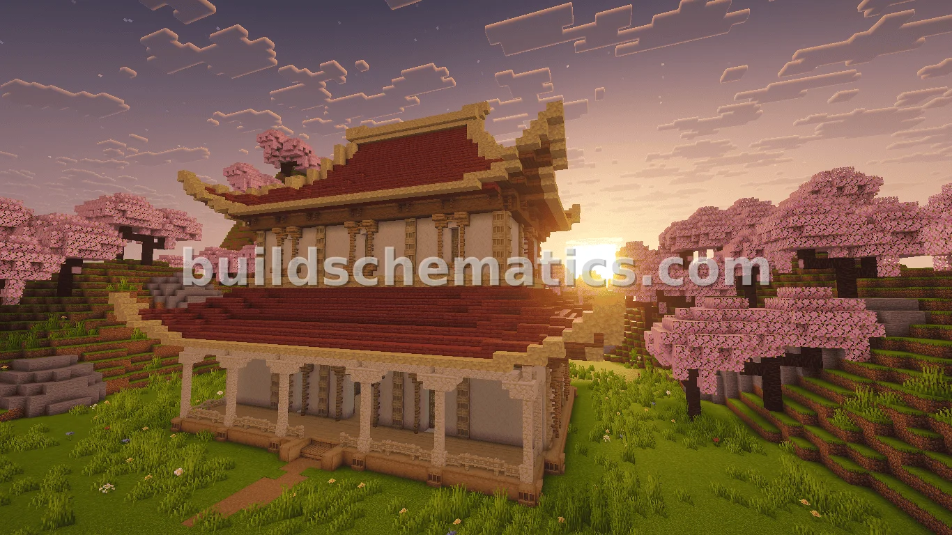 Japanese Temple Storage Structure