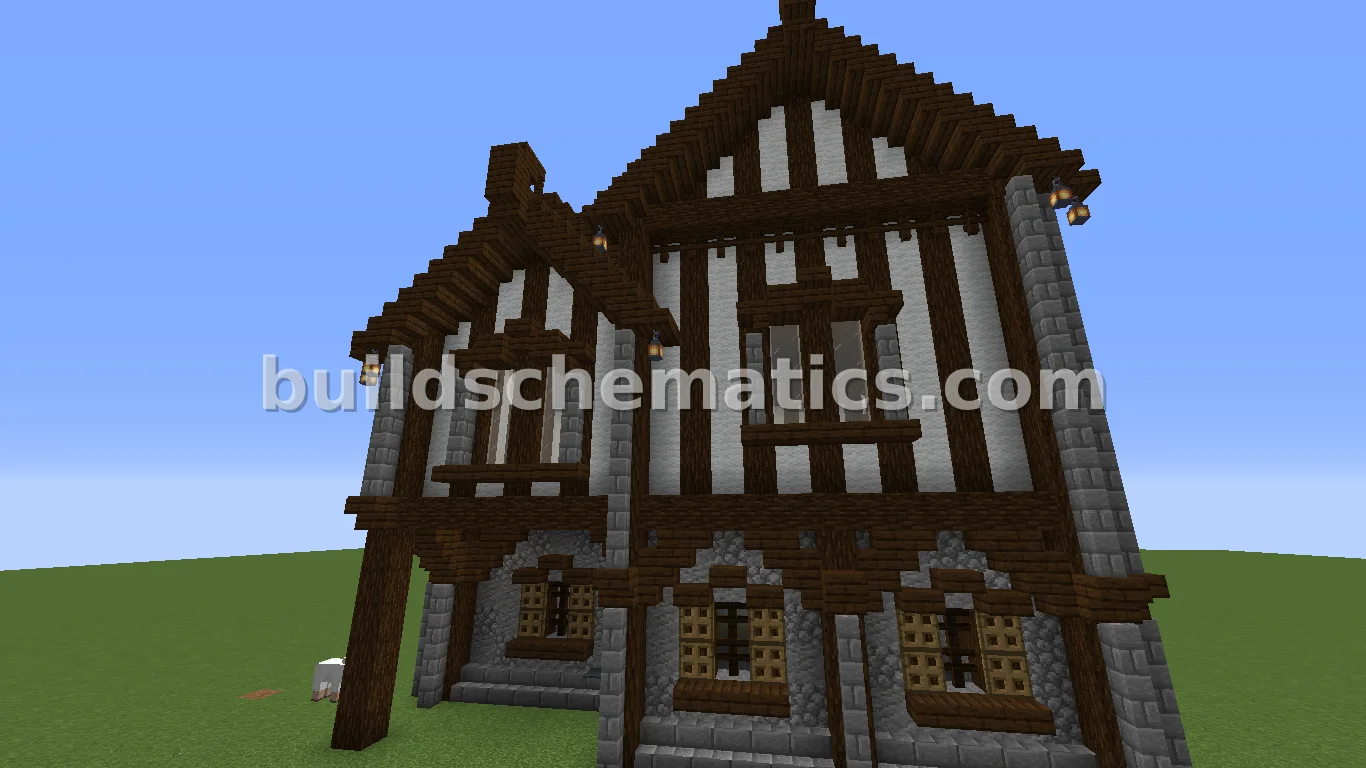 Medieval Town Building 12 — view 3