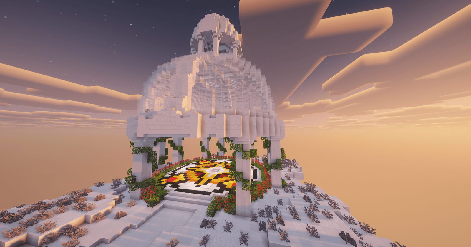 White Dome Spawn Decoration