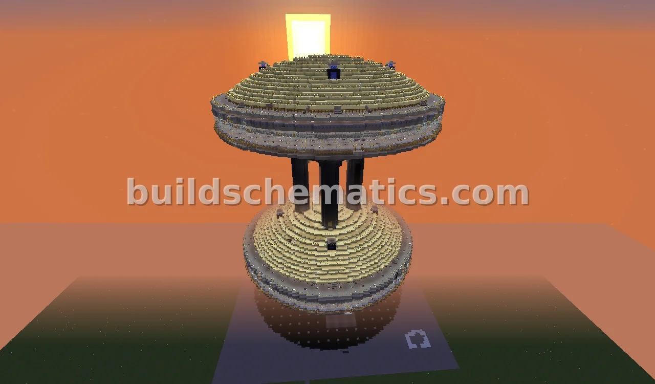 Two Tier UFO Structure — view 4