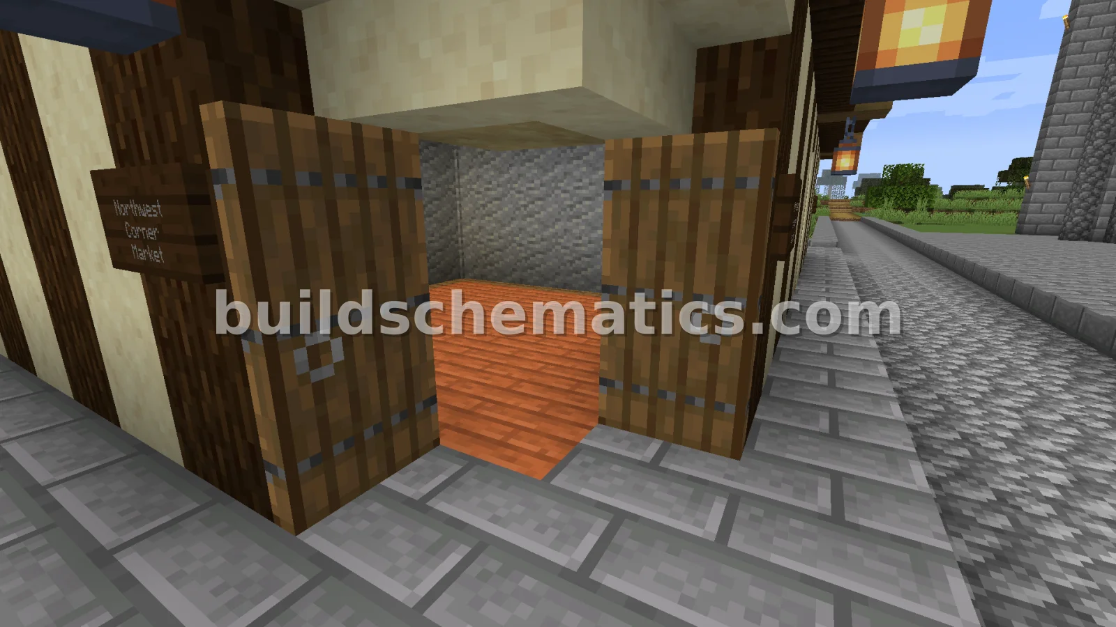 Medieval Marketplace Structure — view 2