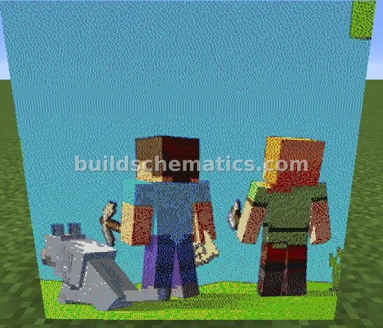 Minecraft Homepage Map Art