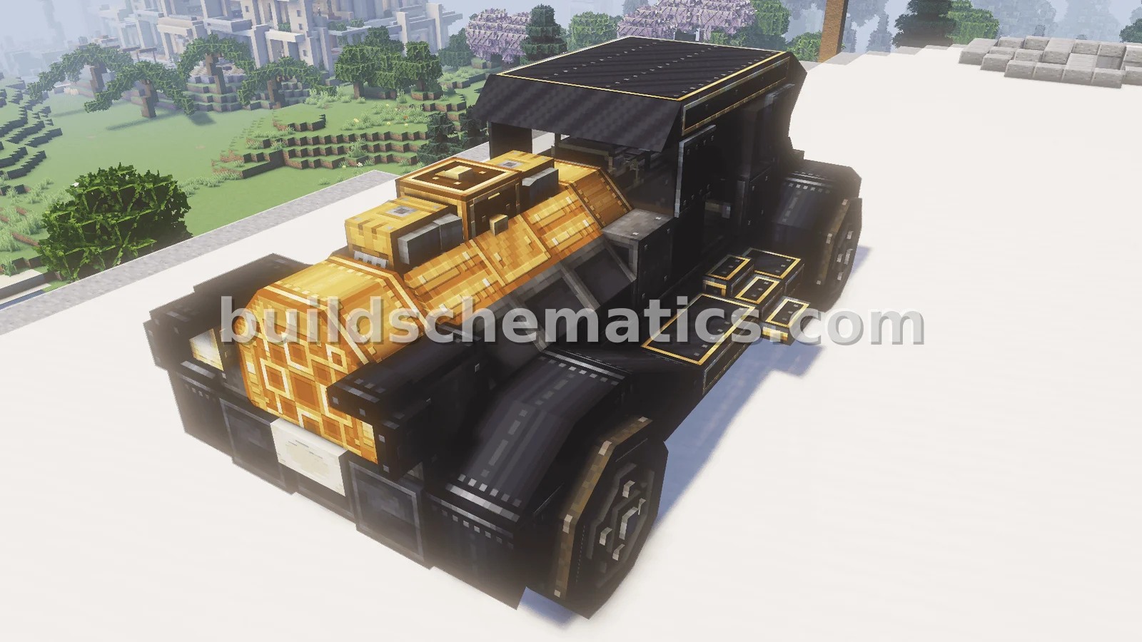 Steampunk Car: A Functional Create Mod Build — view 2