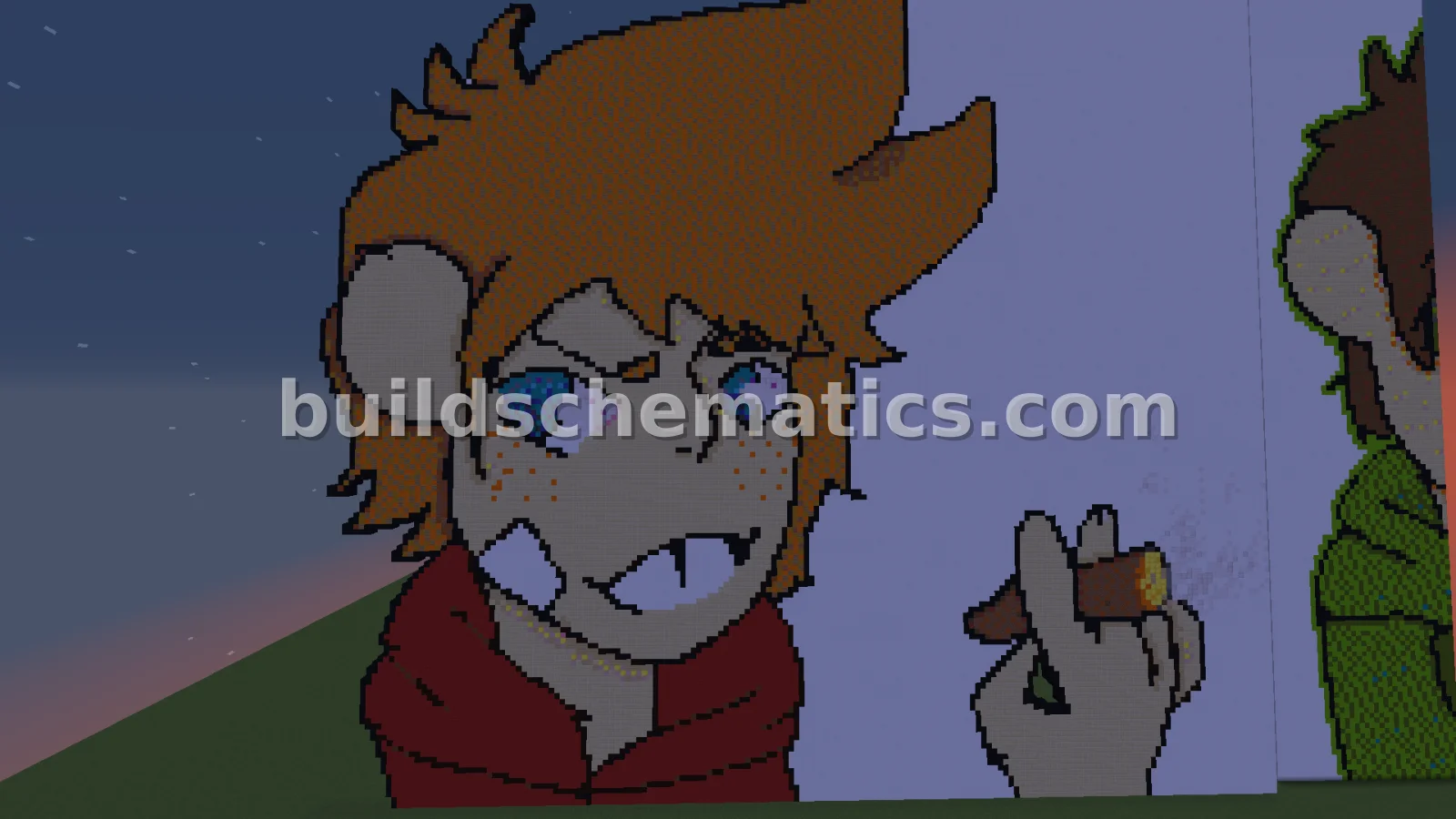 Eddsworld Tord Pixel Art — view 2