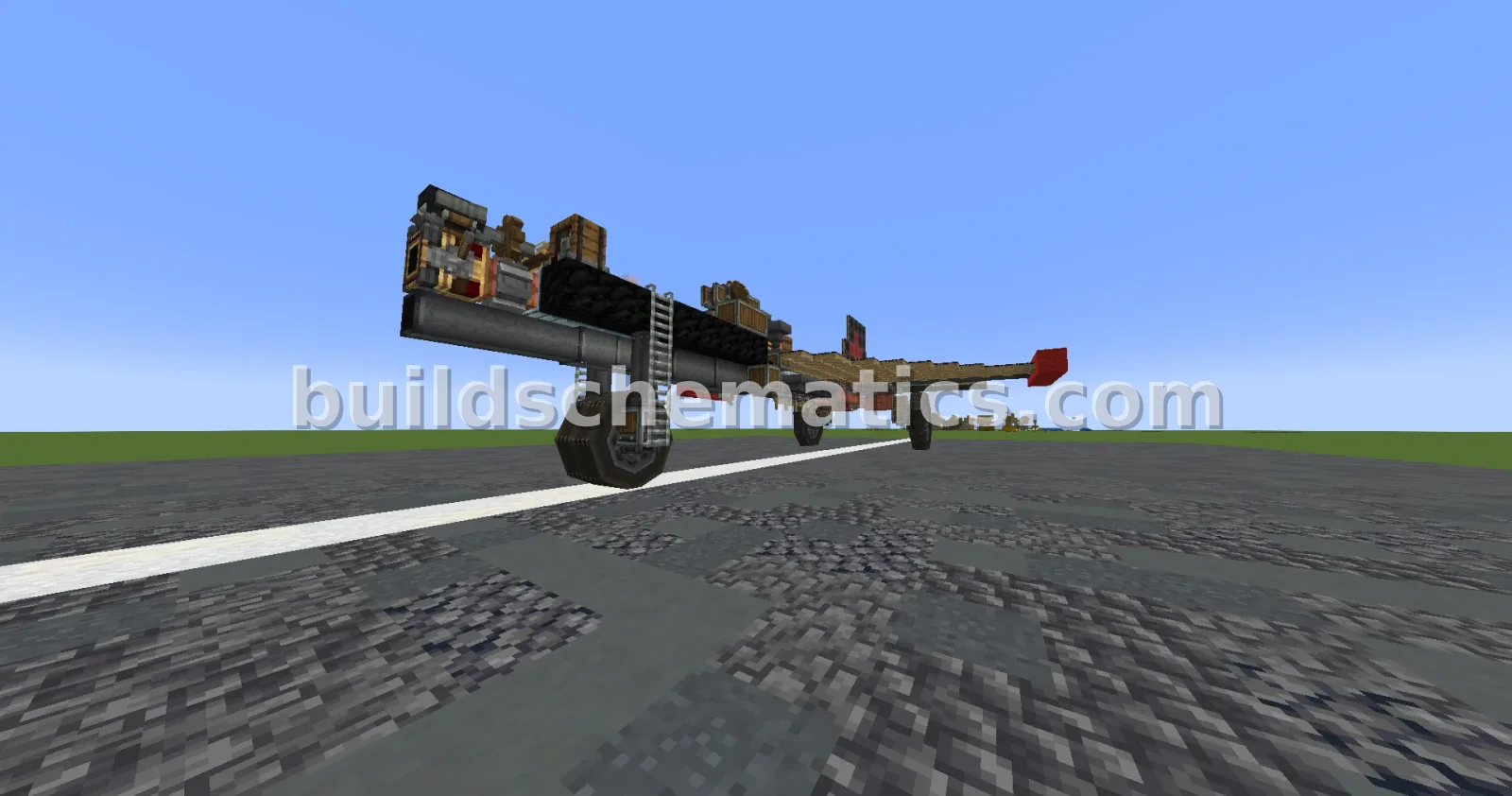 Black Sail Fighter Jet With Cannon — view 5