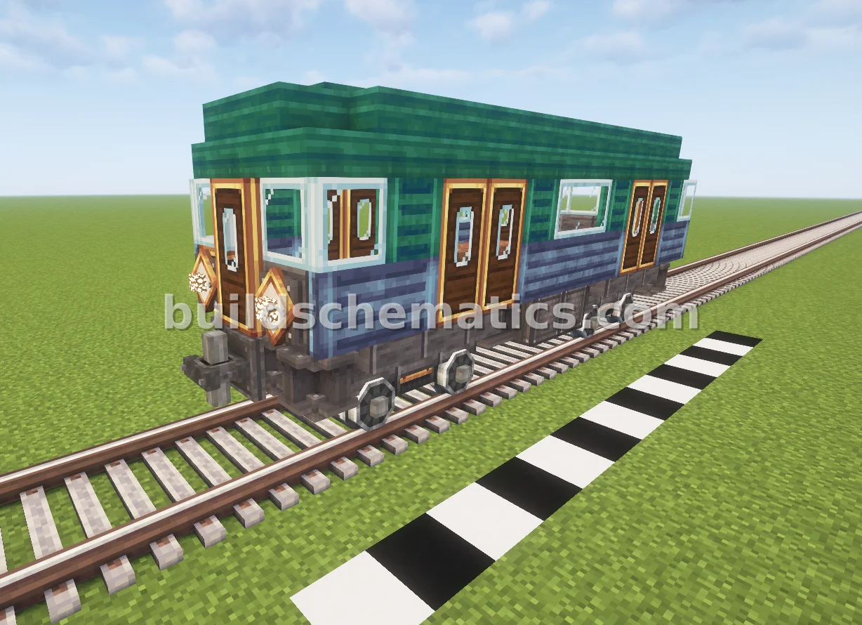 Single Cart Metro Train — view 2