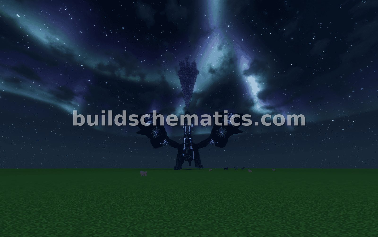 Dragon Extended Wings Statue — view 4