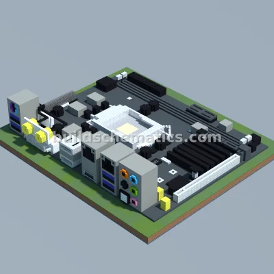 Intel H270N-WIFI Motherboard Pixel Art