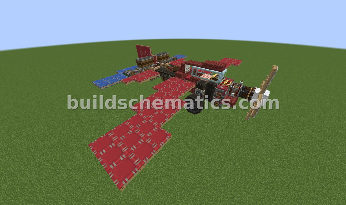 Working Survival Plane Build — view 3