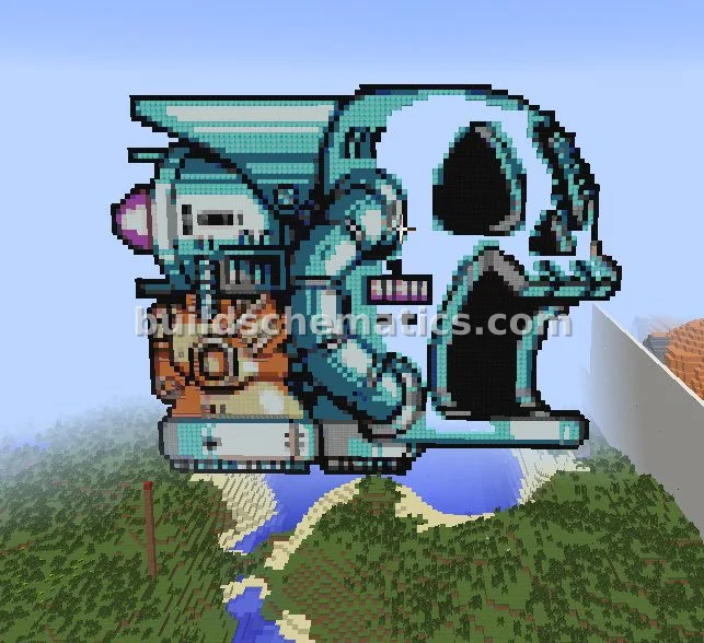 Dr. Wily Machine Pixel Art