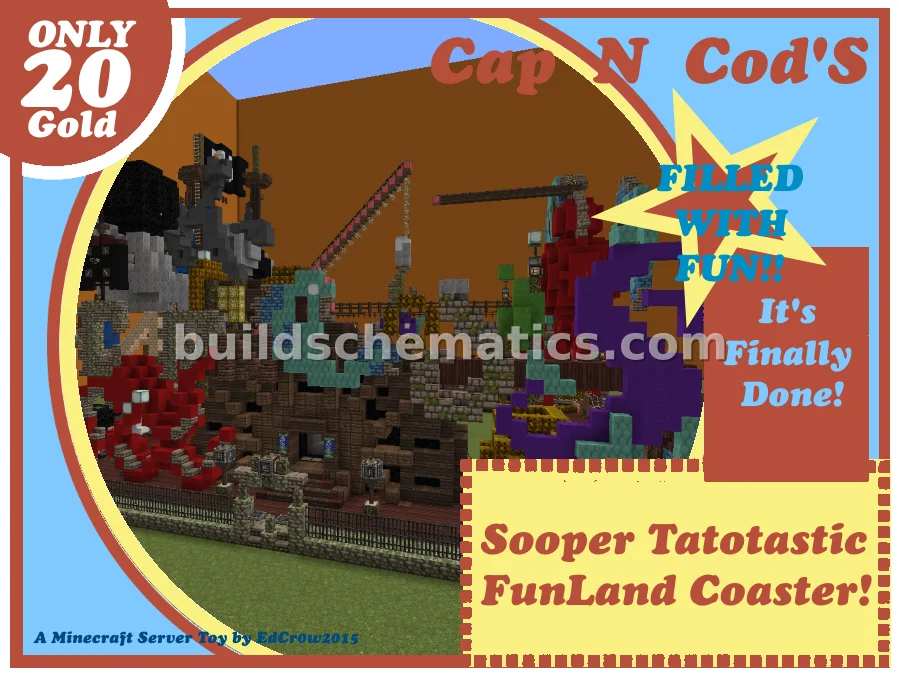 CapNCod's Amusement Park Roller Coaster