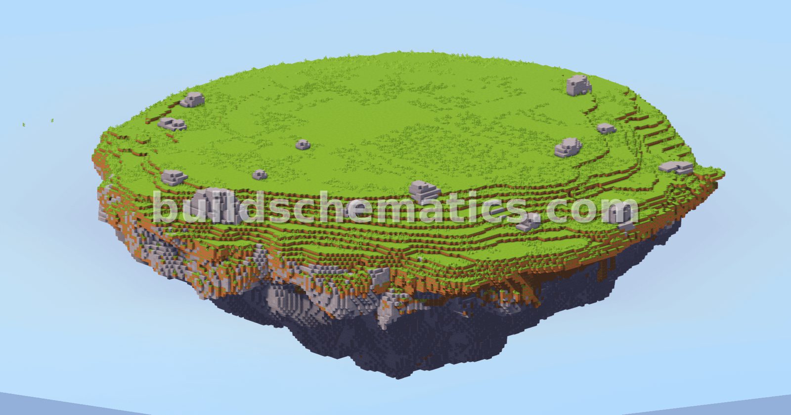 Massive Floating Island Terraforming