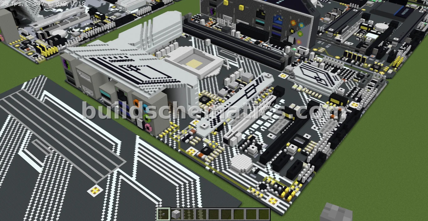 ASUS Z590-P Motherboard Voxel Art