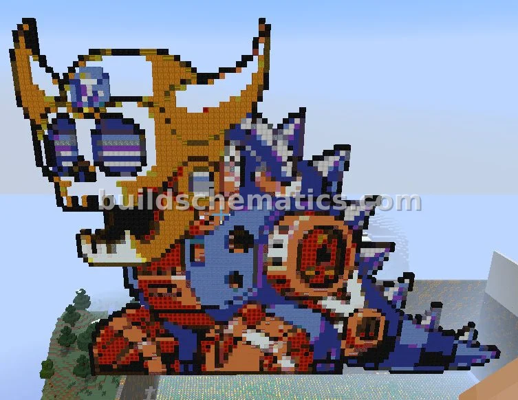 Megaman 9 Wily Machine Pixel Art