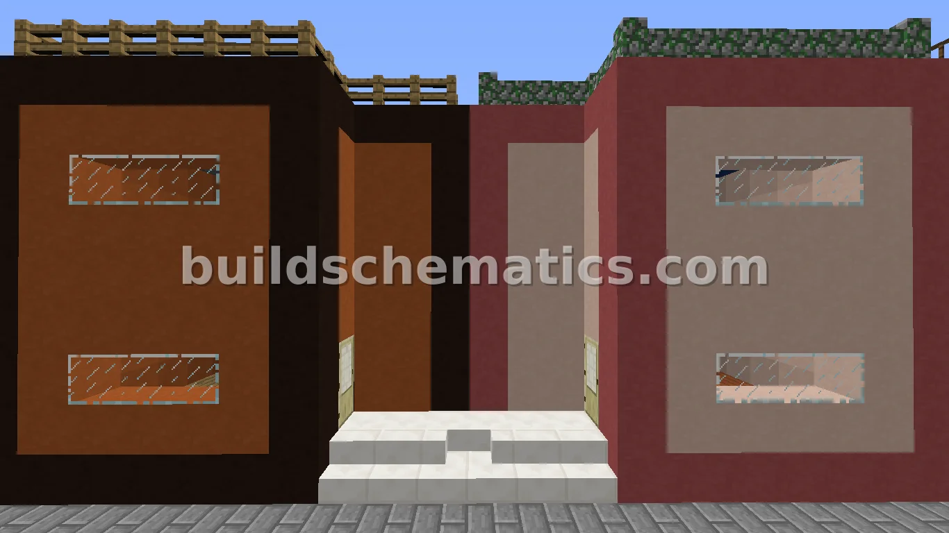 Quadplex House Structure — view 2