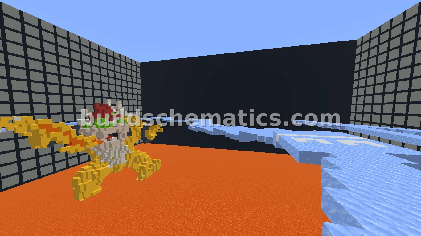 Bowser Race Track on Ice
