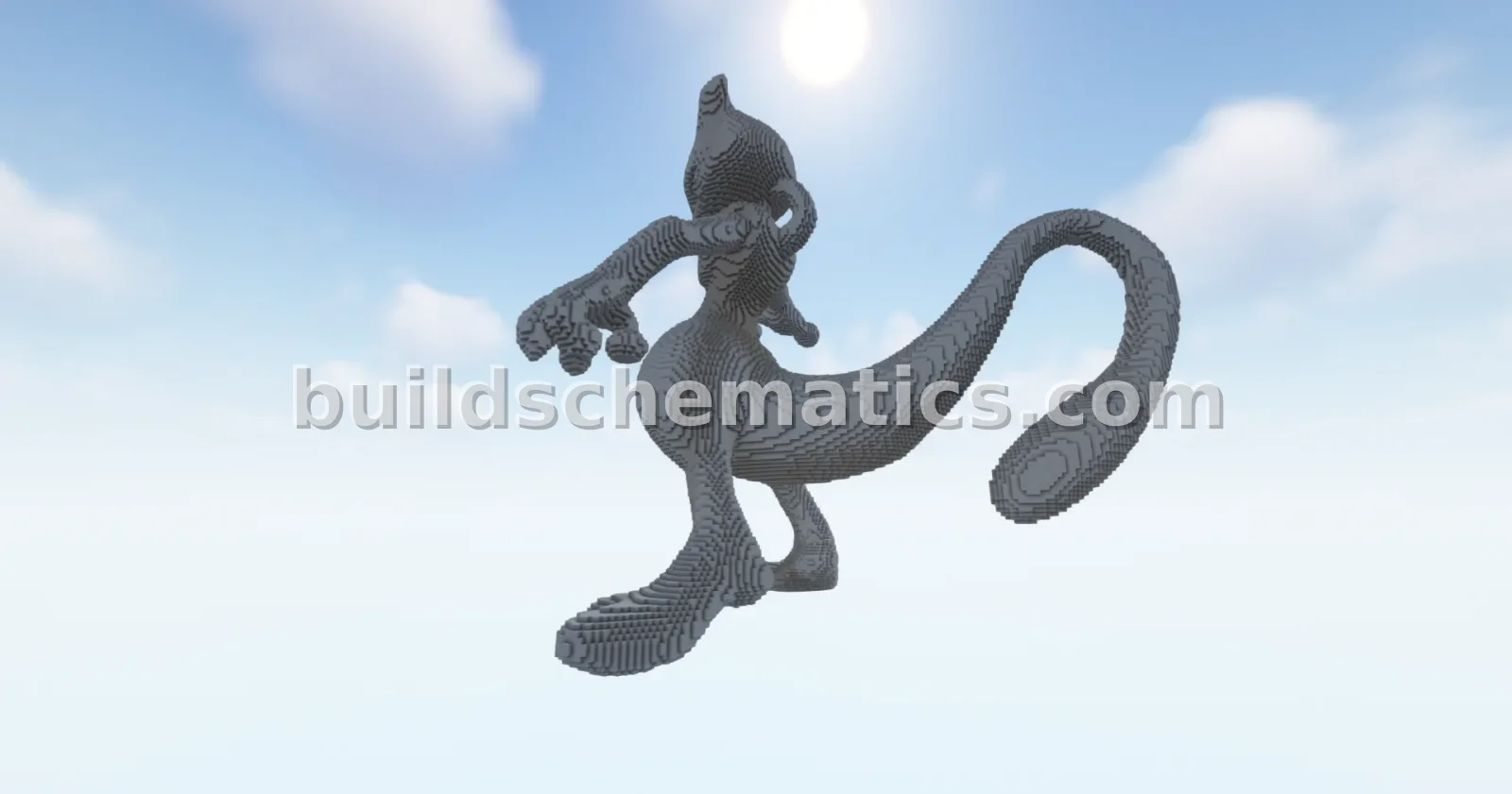 Mega Mew2 Pokémon Statue