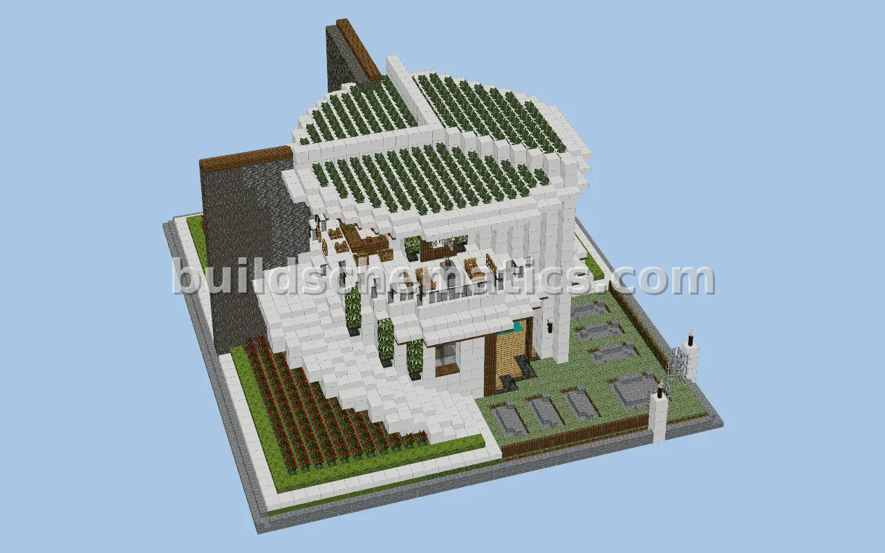 Starter Modern House - 9216 Blocks