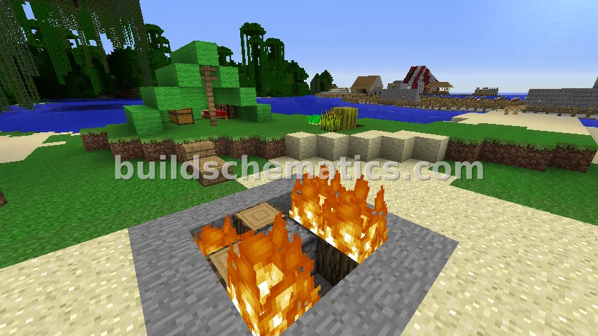 Small Minecraft Campsite Tent
