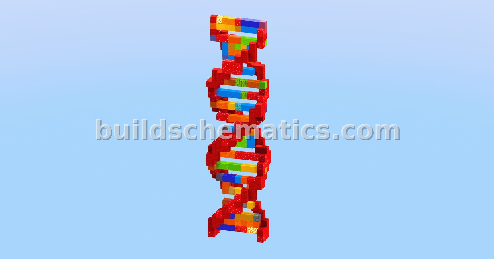 Deoxyribonucleic Acid Statue