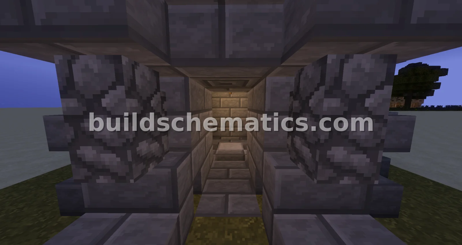Medieval Red Tower — view 2