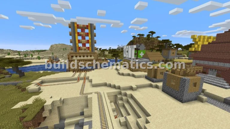Minecraft Powered Rail Model