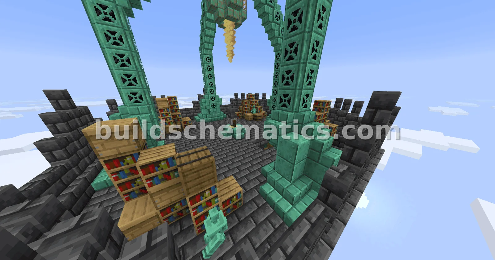Enchanting Tower with Animated Golem — view 5