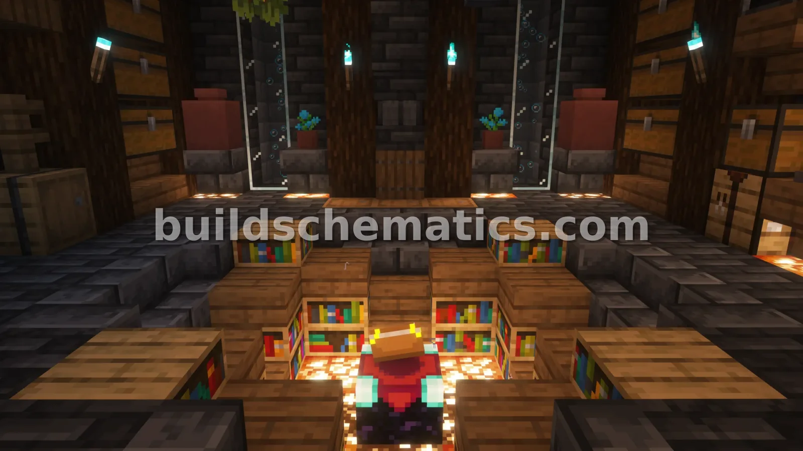 Decorated Skeleton Spawner XP Farm Schematic