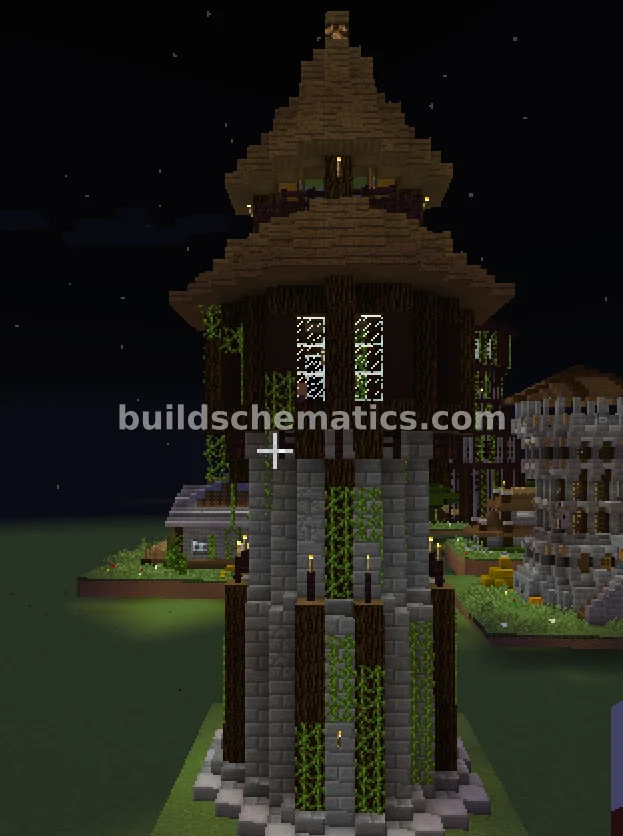Medieval Watchtower With Lighthouse Function