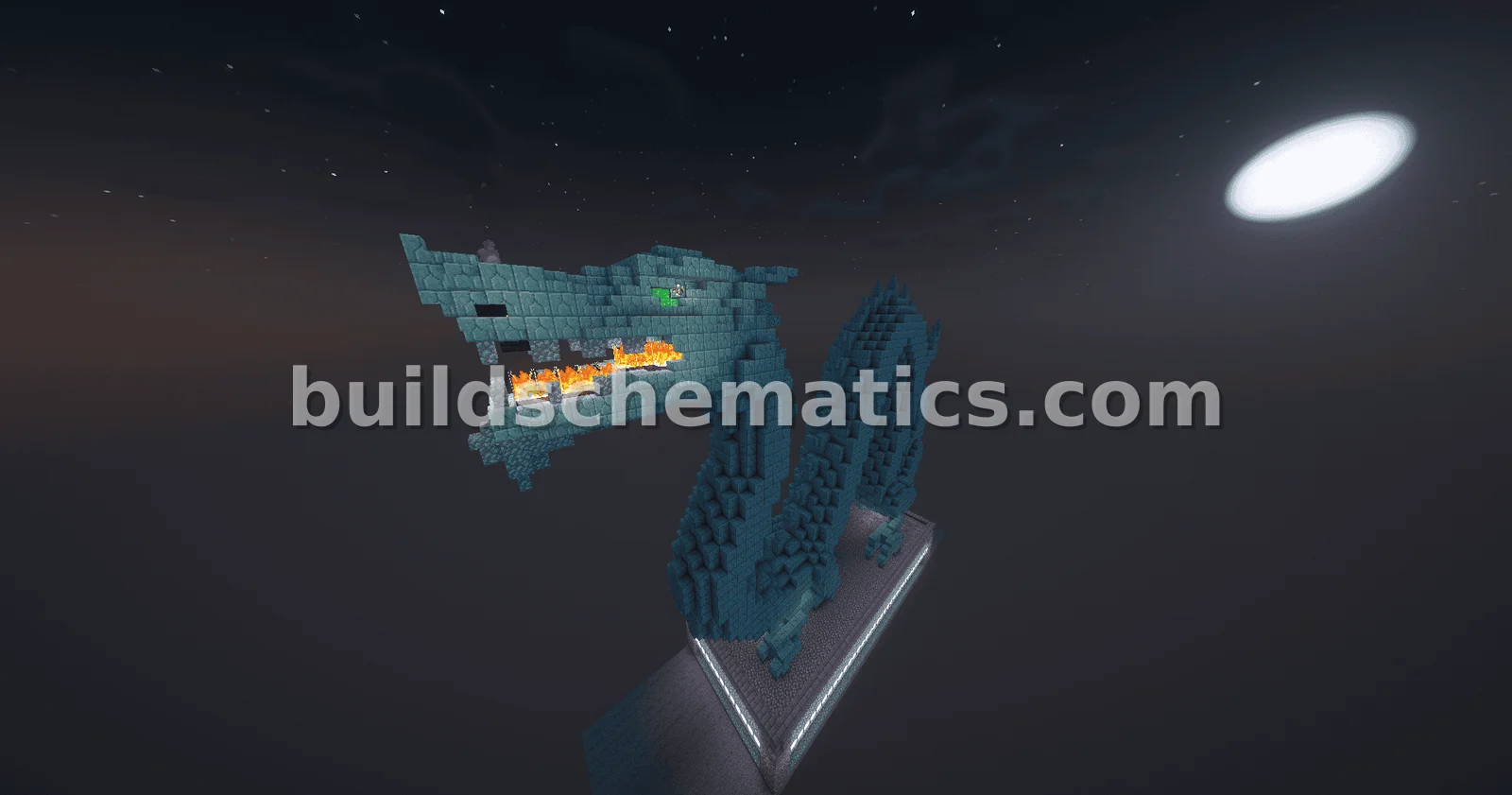 Orange Terracotta Dragon Statue — view 2