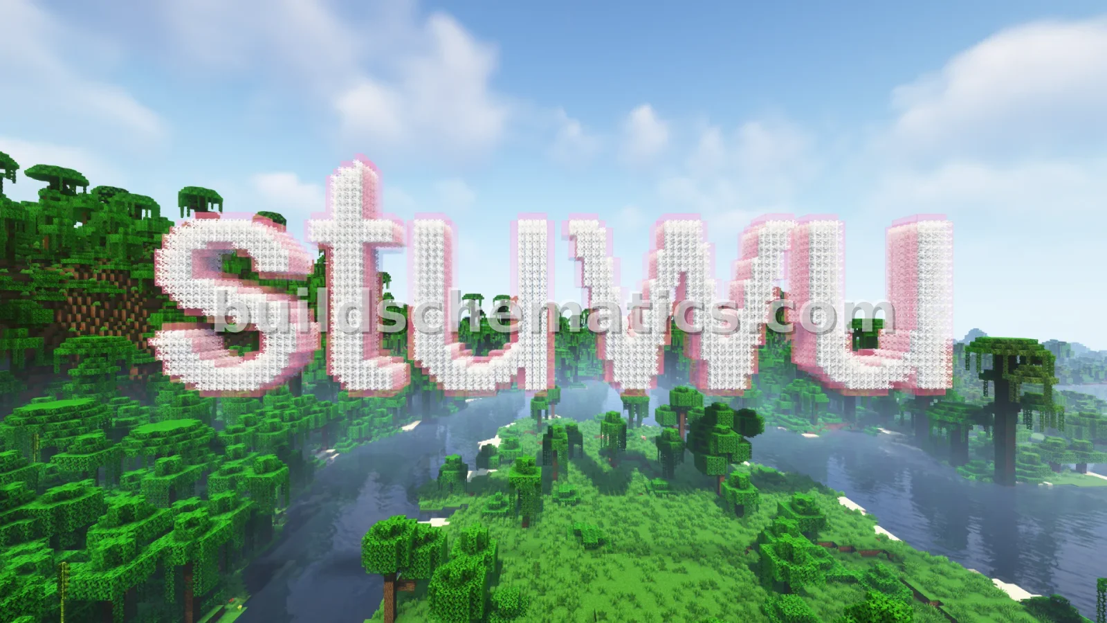 stuwu 3D Block Letter Nameplate