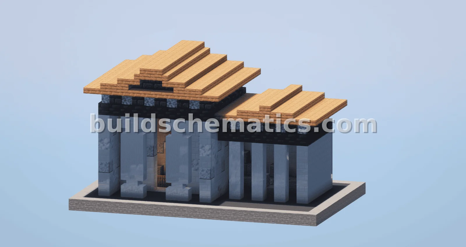 Ancient Roman Temples Structure — view 3