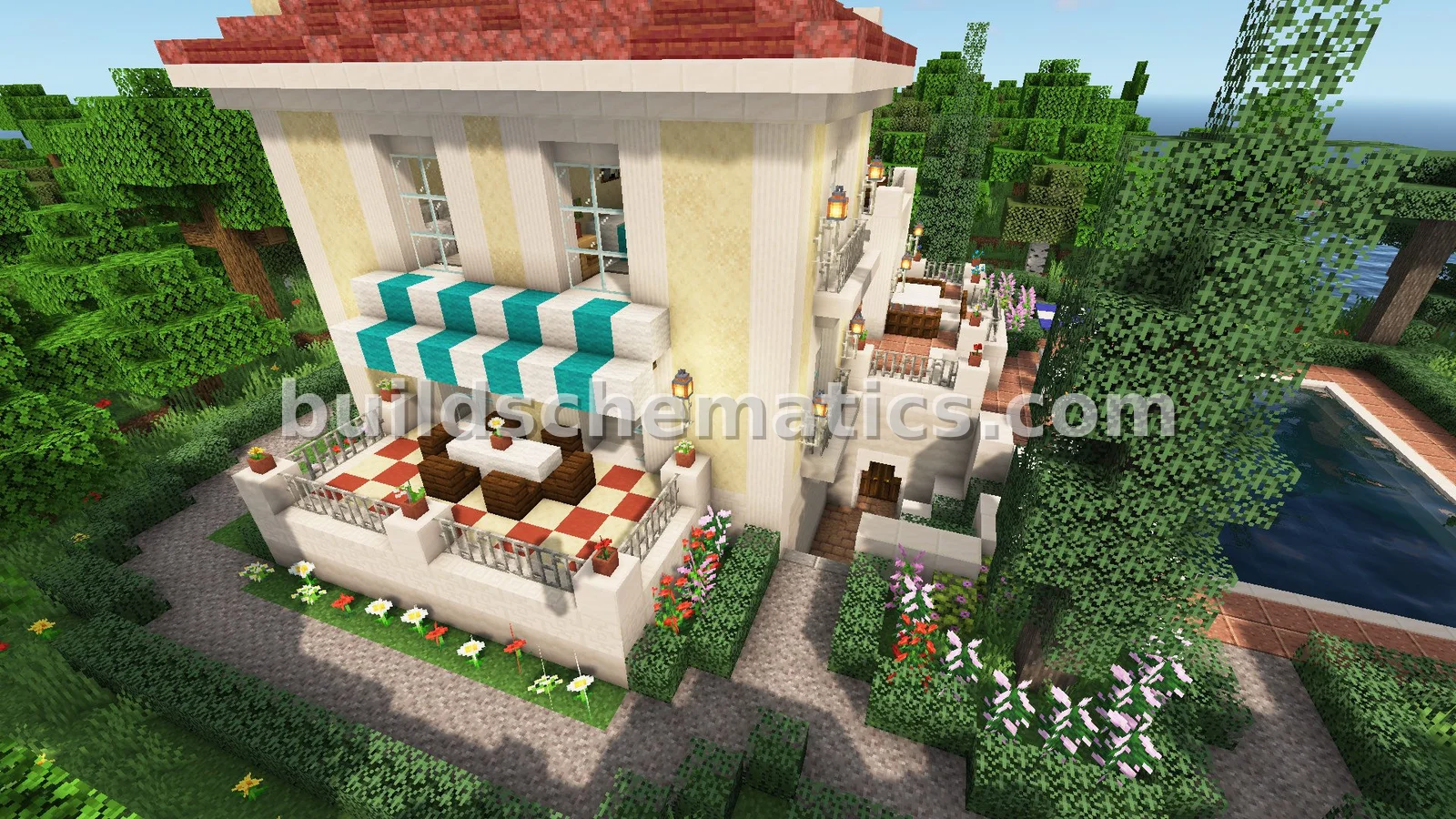 Mediterranean Villa - Furnished Interior — view 2