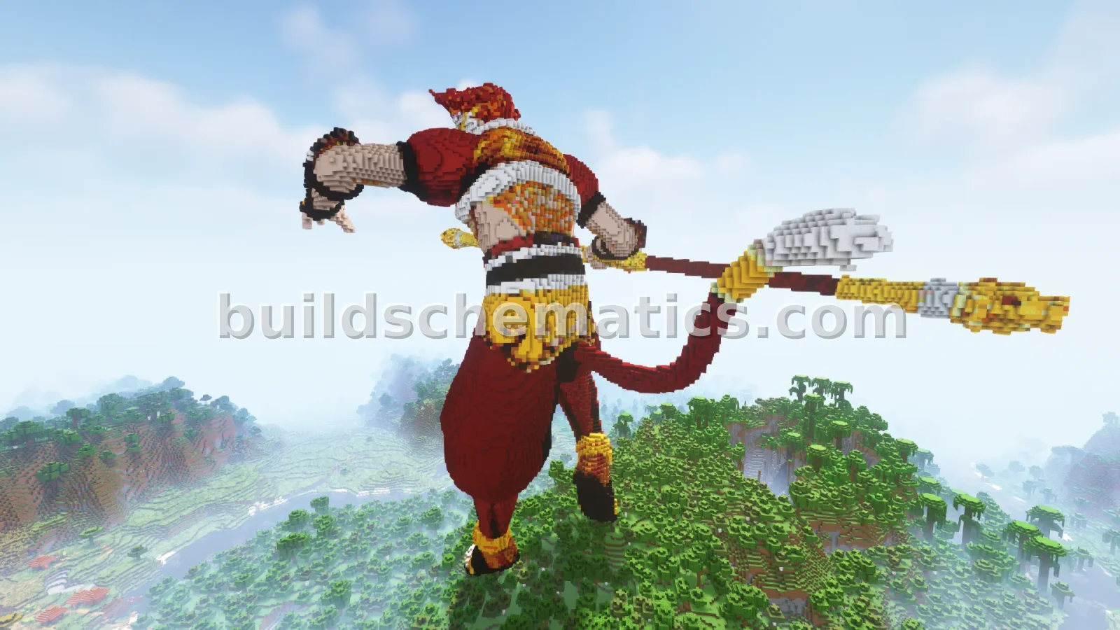 Sun Wukong Monkey King Statue — view 3