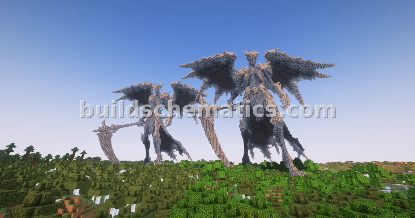 Minecraft Beast Fallen Statue - Epic Sculpture — view 5