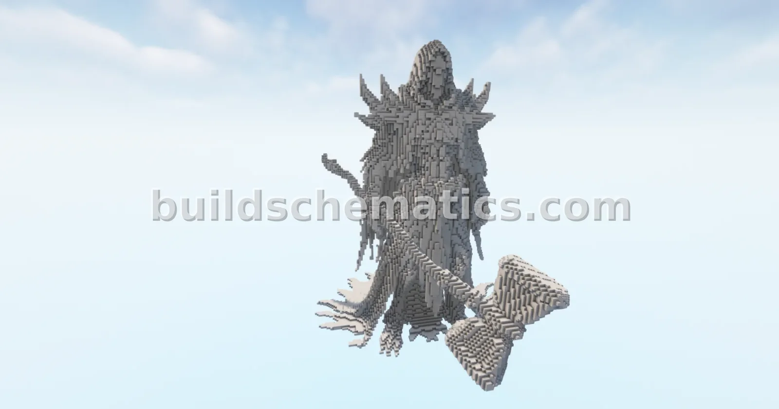 Reaper Nyx Statue Minecraft Build
