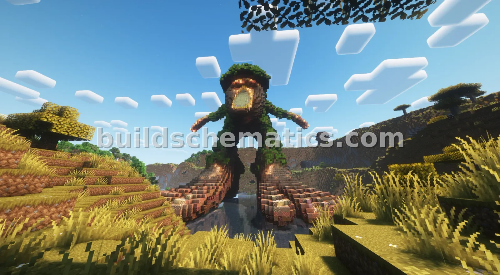 Brr Brr Patapim Statue Minecraft Build — view 2