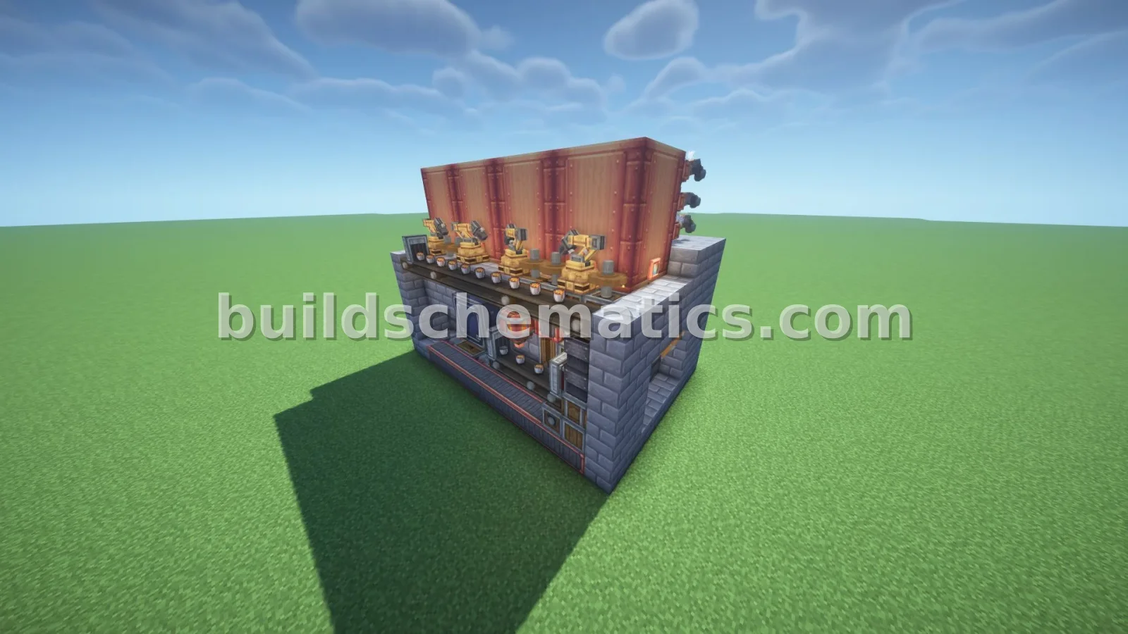 Compact Stone Brick Steam Engine