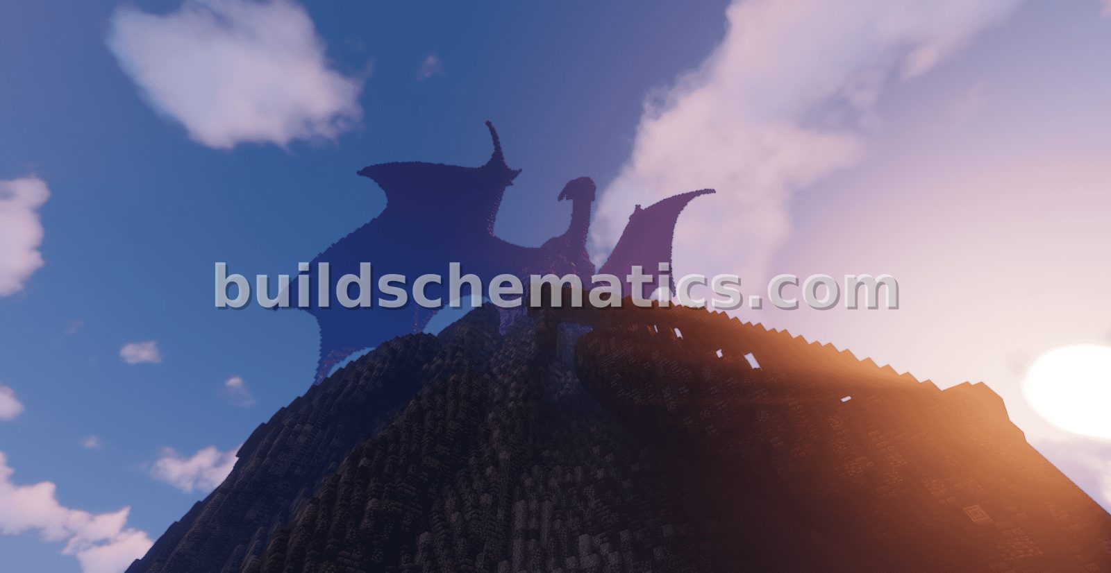 Dark Dragon Mountain Structure — view 4