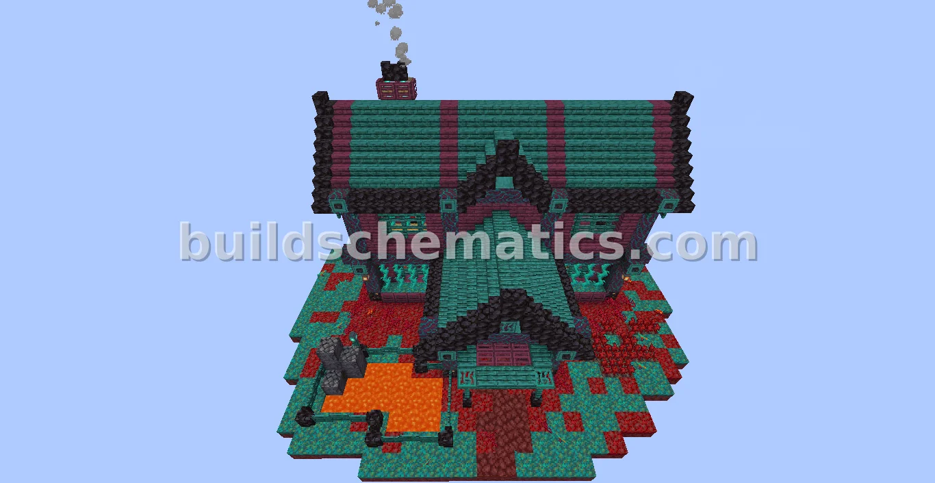 Simple Nether House — view 2