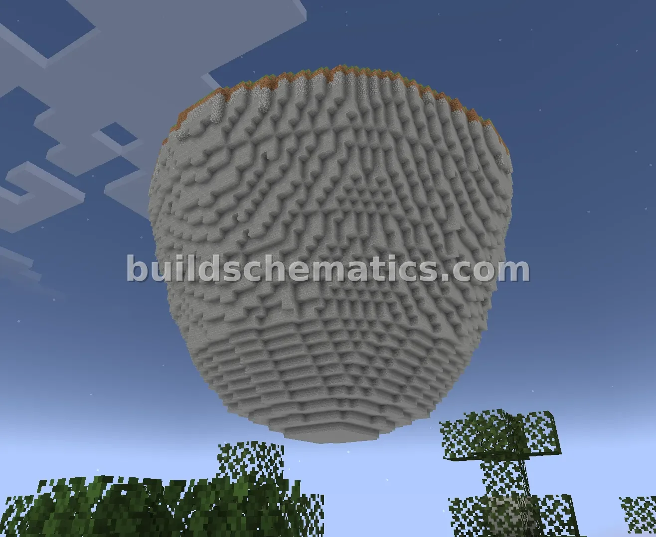 Customizable Flying Island Base — view 3