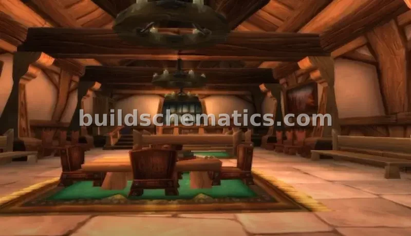 Blue Roof Human Town Hall - WoW Project Build