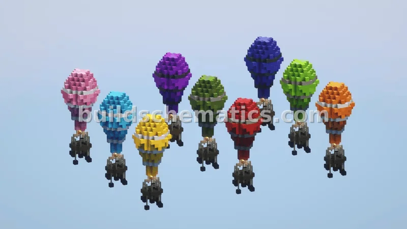 Hot Air Balloon Pack Structure